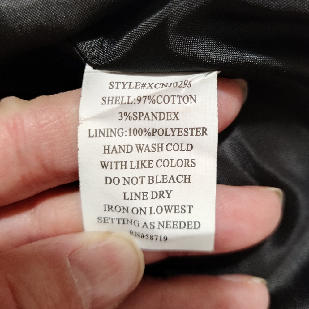 NY Collection Size S Cotton Shell, Lined, Fitted Blazer! - Picture 8 of 8